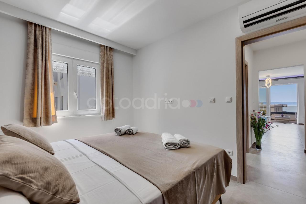 Luxury Seaview Apt Luki - Free Parking Макарска Экстерьер фото