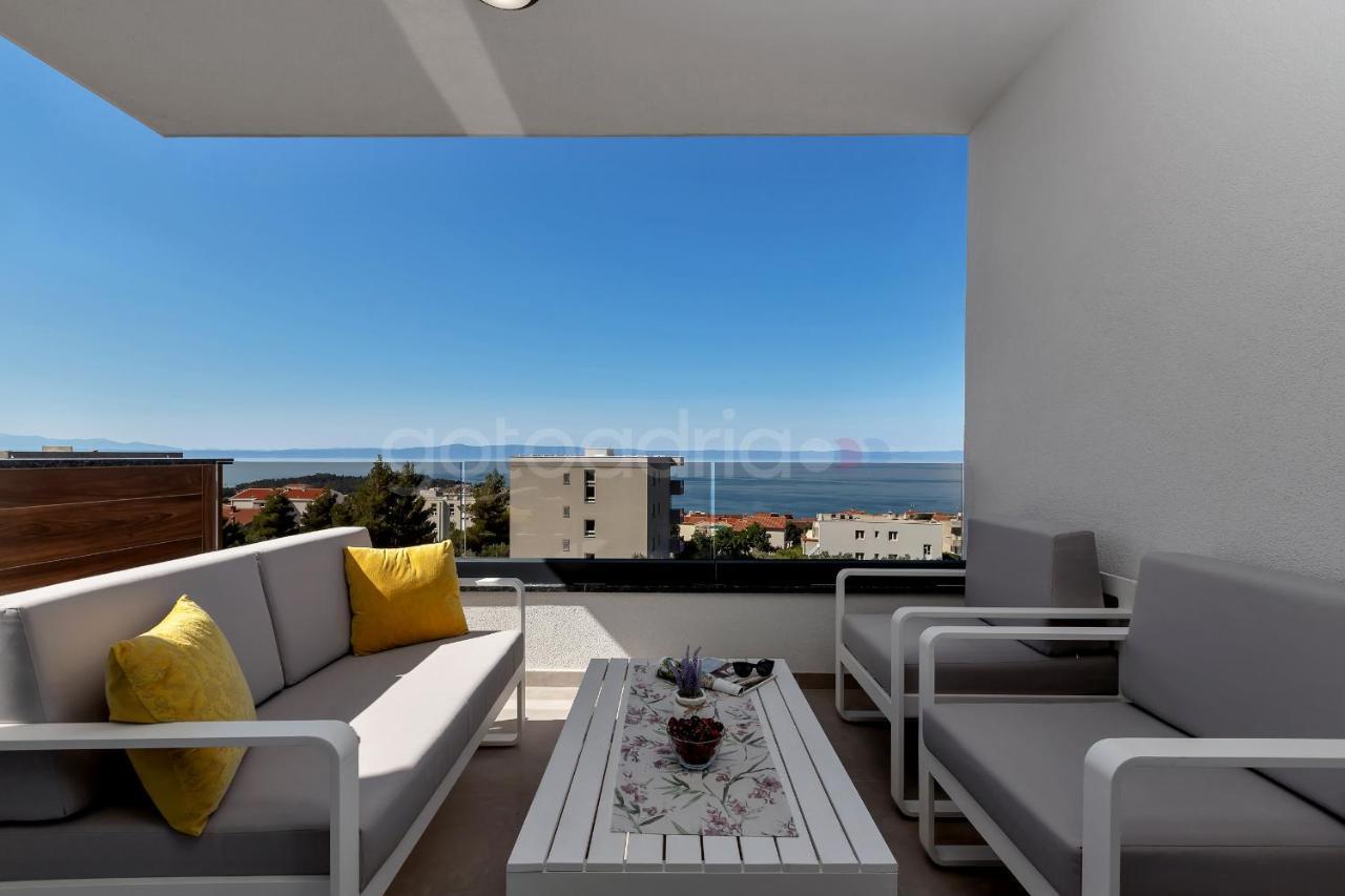 Luxury Seaview Apt Luki - Free Parking Макарска Экстерьер фото